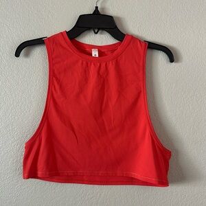 Lululemon Size 4 Hot Coral Pink Crop Top